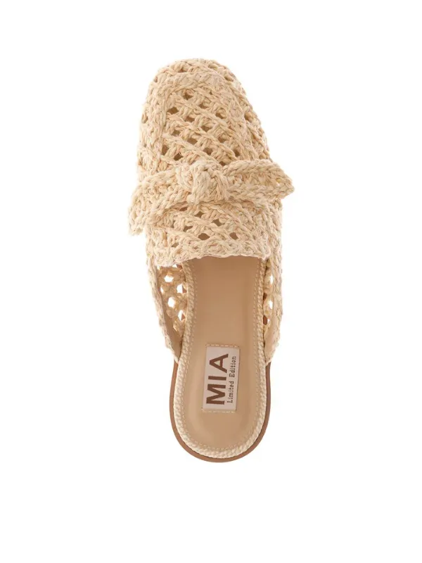 Layce Rattan Mules
