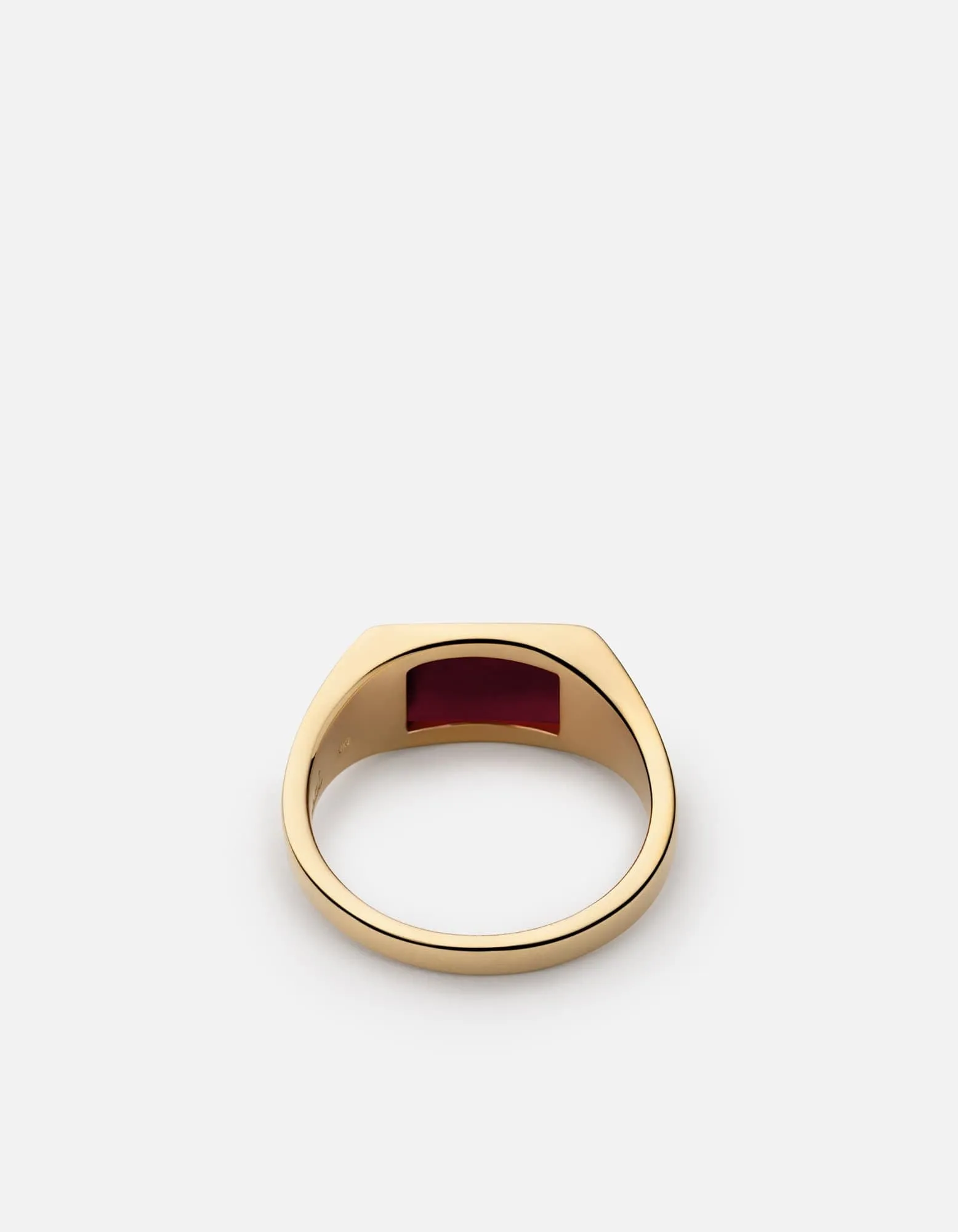 Lennox Agate Ring, Gold Vermeil
