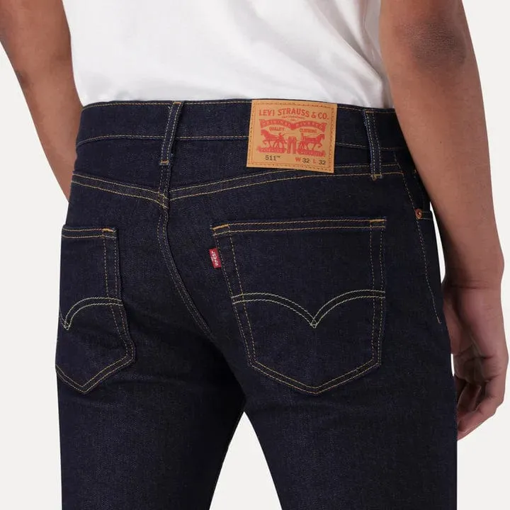 Levi's Men's 511 Slim Jean Dark Indigo Flat Finish