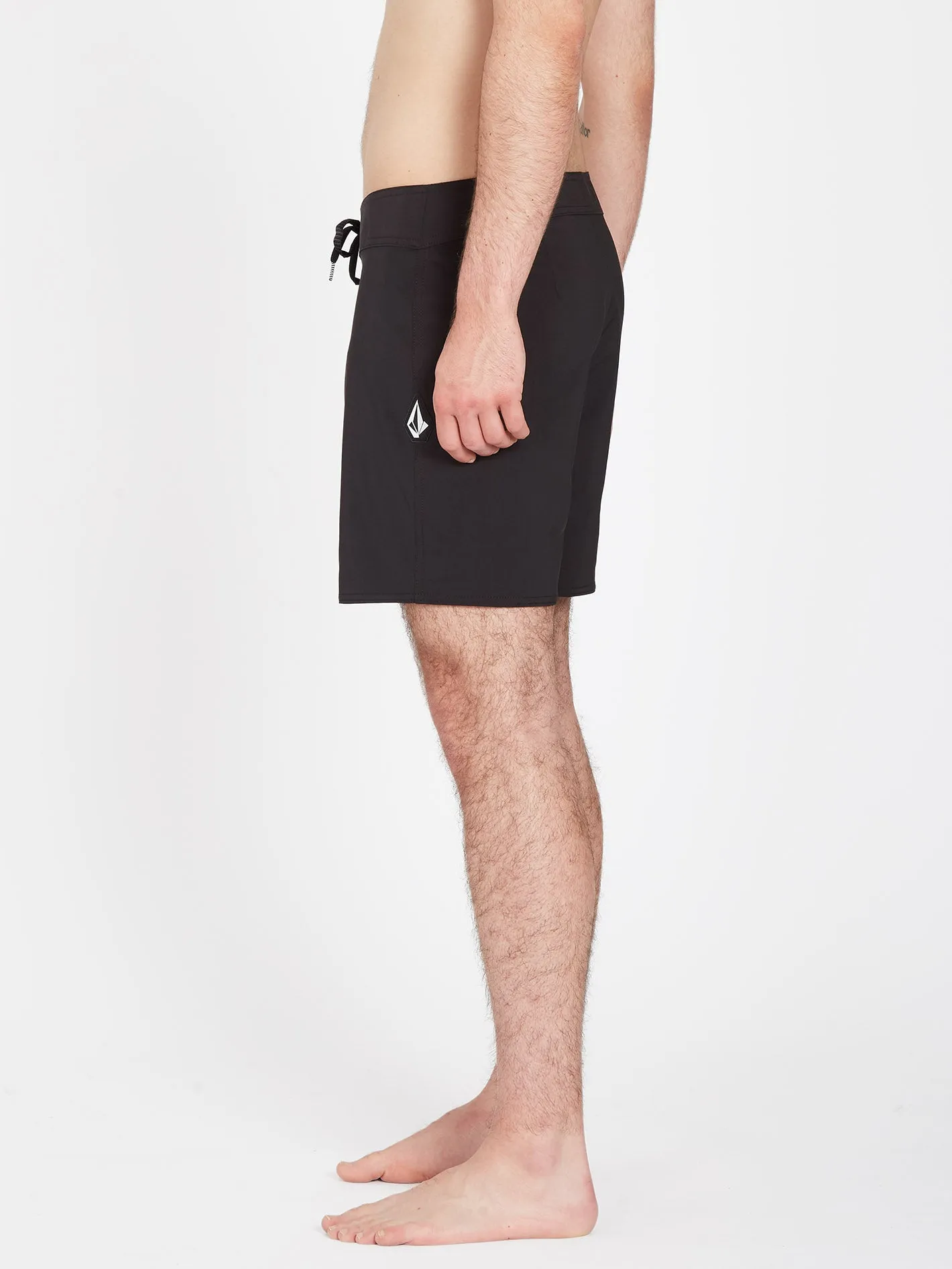 Lido Solid Mod 16" Boardshort - BLACK