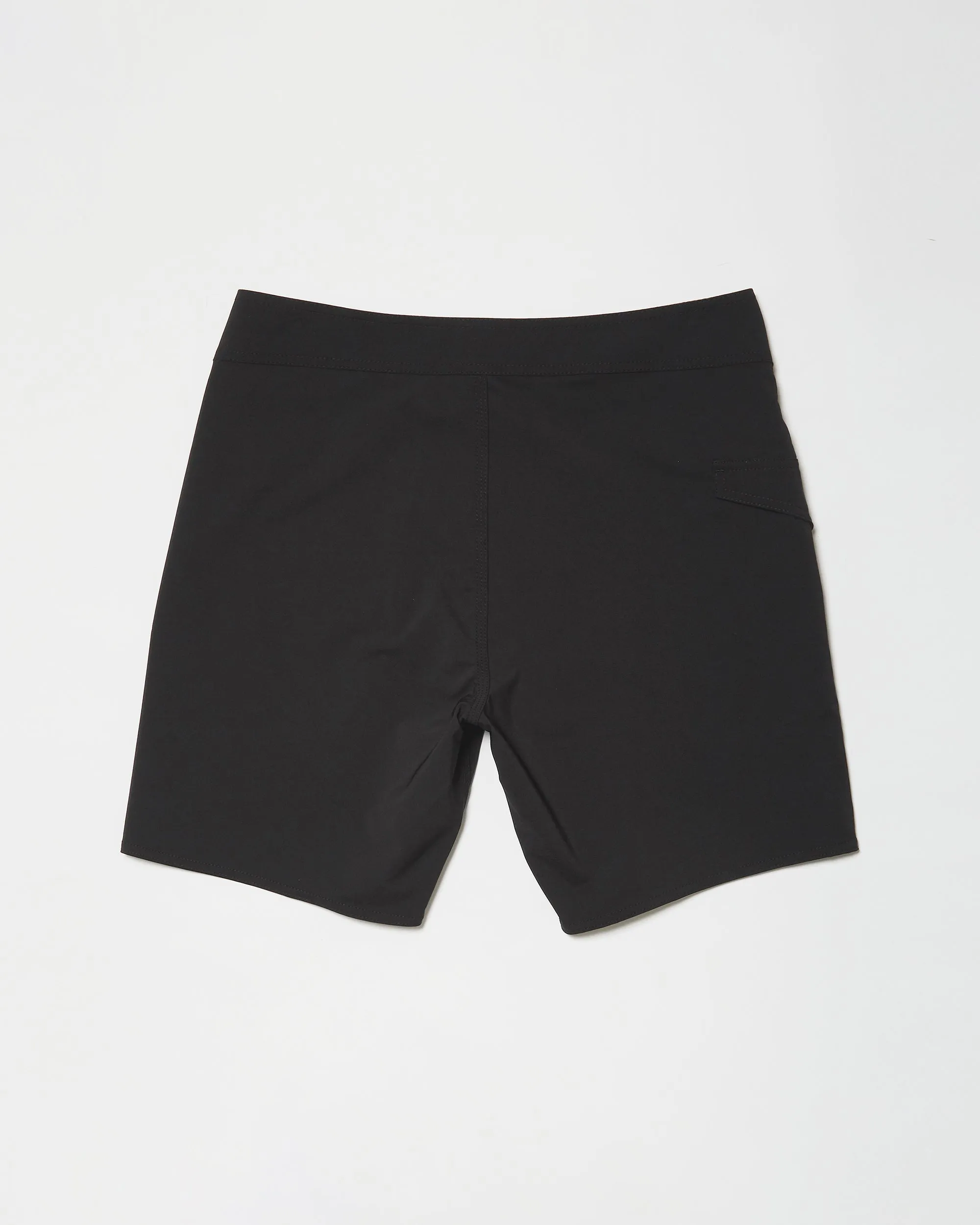 Lido Solid Mod 18" Boardshort - BLACK