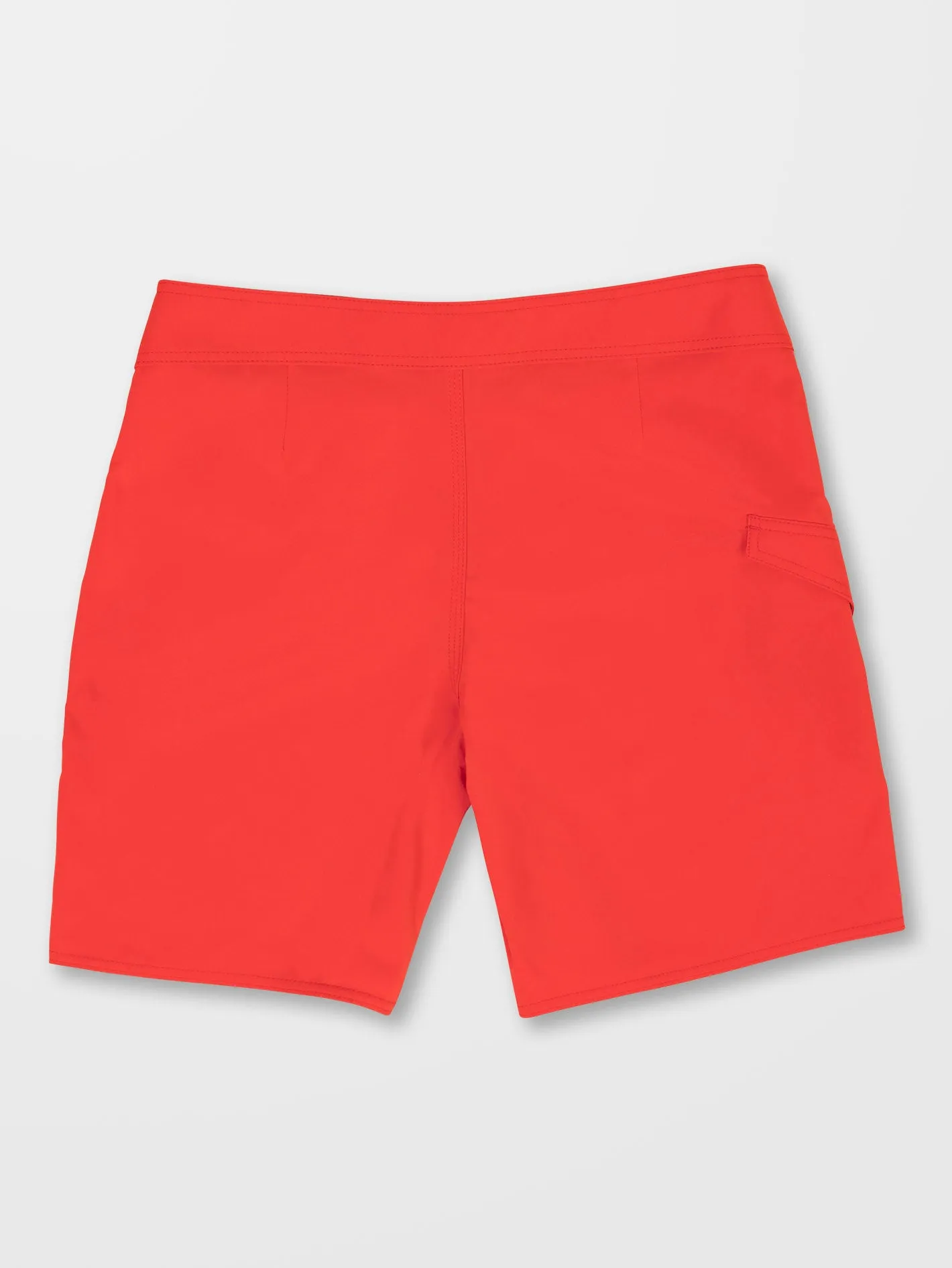 Lido Solid Mod 18" Boardshort - RIBBON RED
