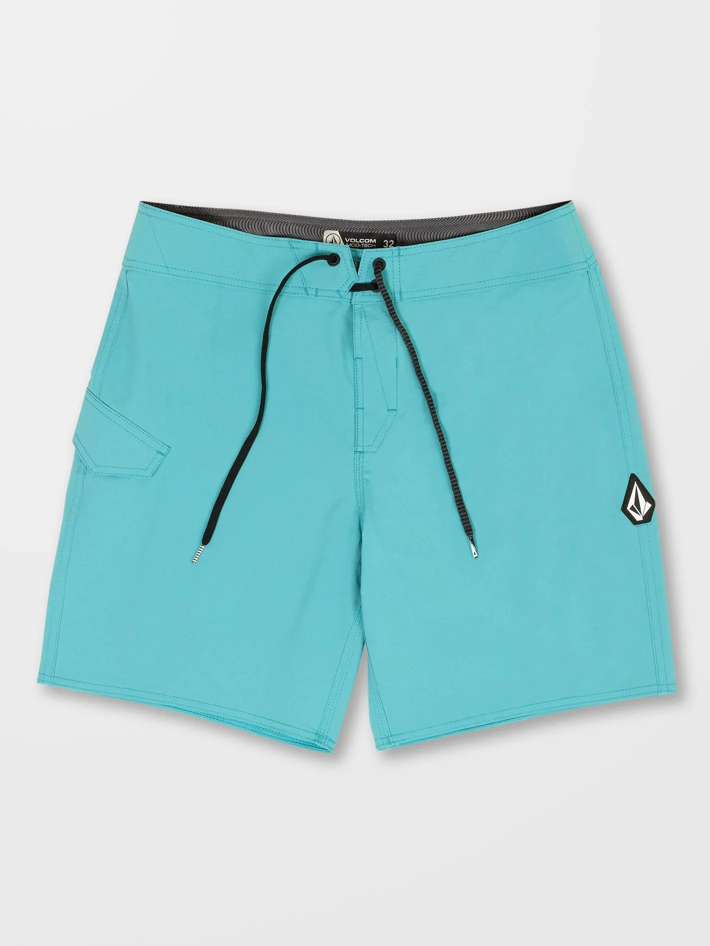 Lido Solid Mod 18" Boardshort - TEMPLE TEAL