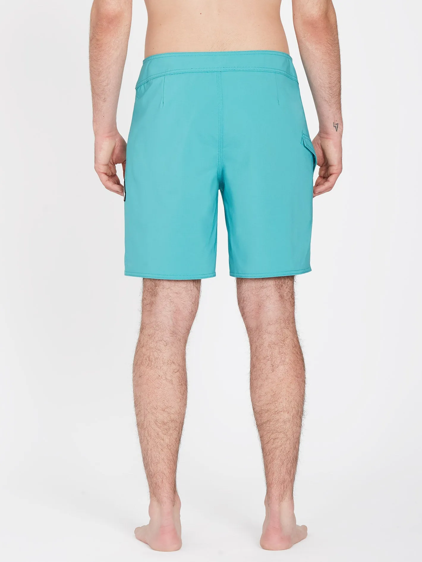 Lido Solid Mod 18" Boardshort - TEMPLE TEAL