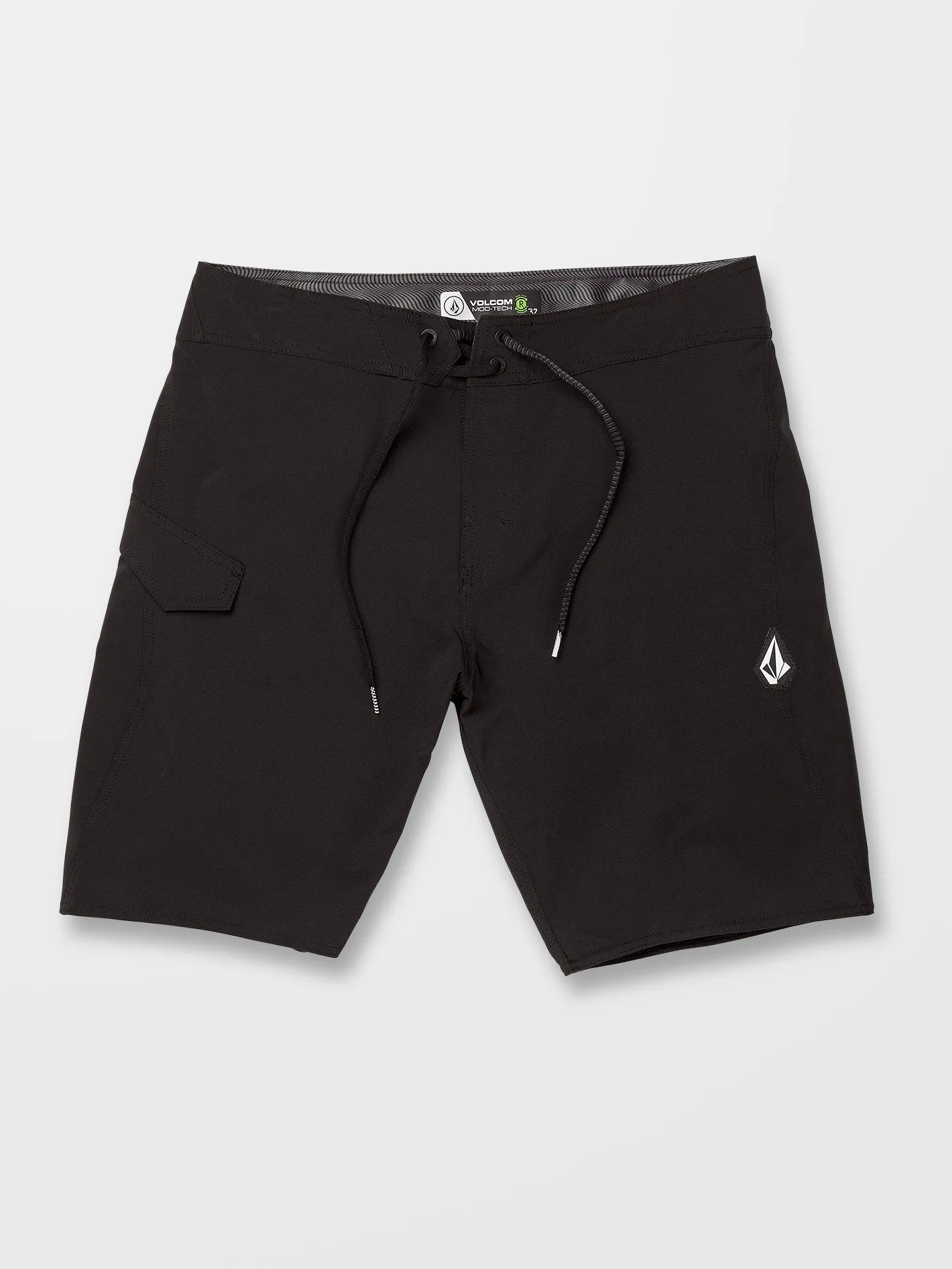 Lido Solid Mod 20" Boardshort - BLACK