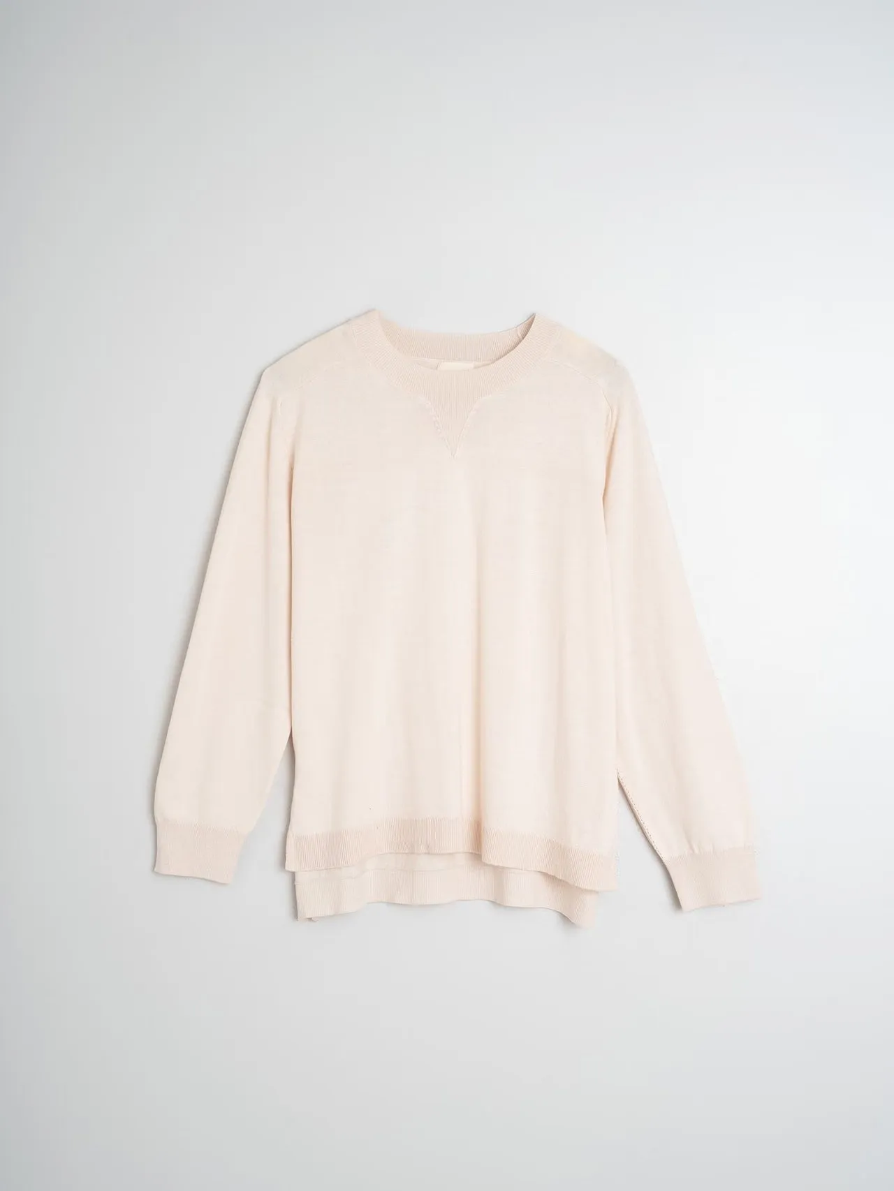 LIGHTWEIGHT CREAM JUMPER