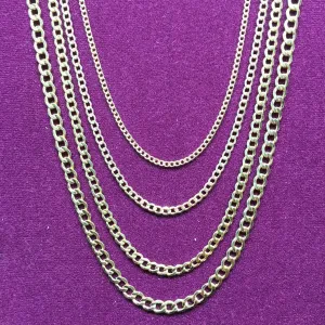 Lightweight Flat-Link Cuban Chain 10K