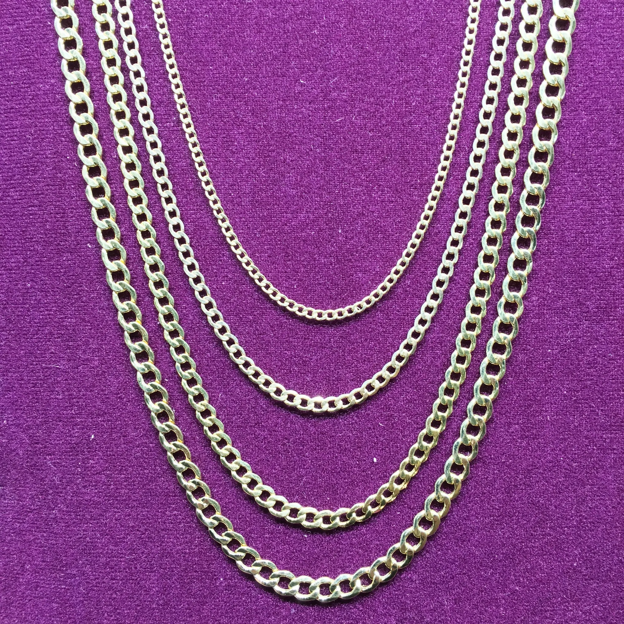 Lightweight Flat-Link Cuban Chain 10K