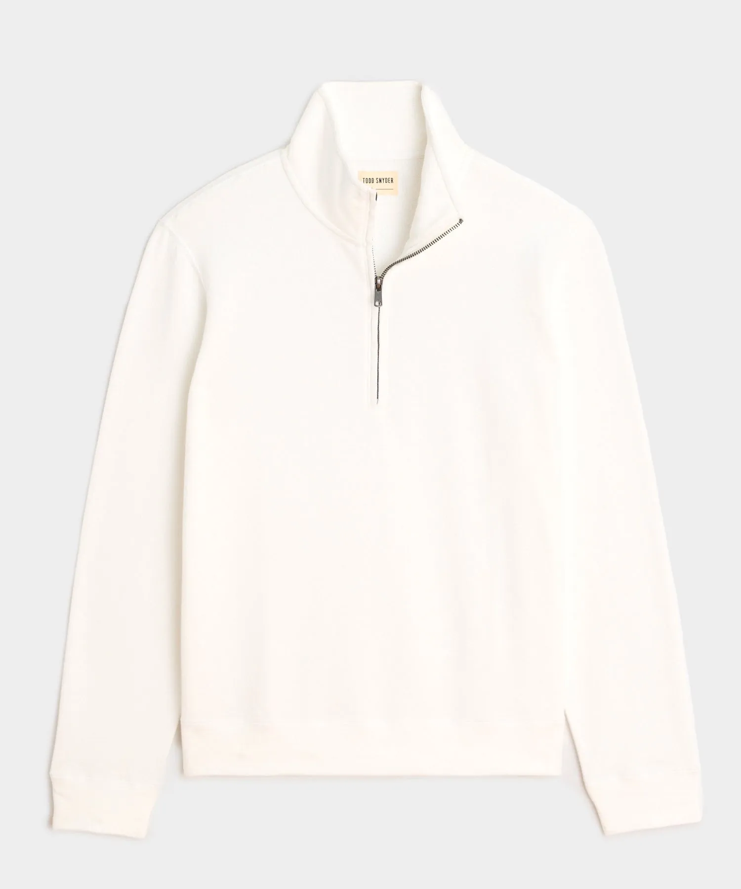 Lightweight Terry Cloth Quarter-Zip