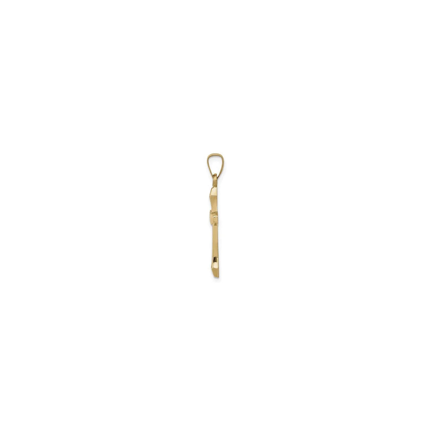 Lightweight Textured Latin Cross (14K)
