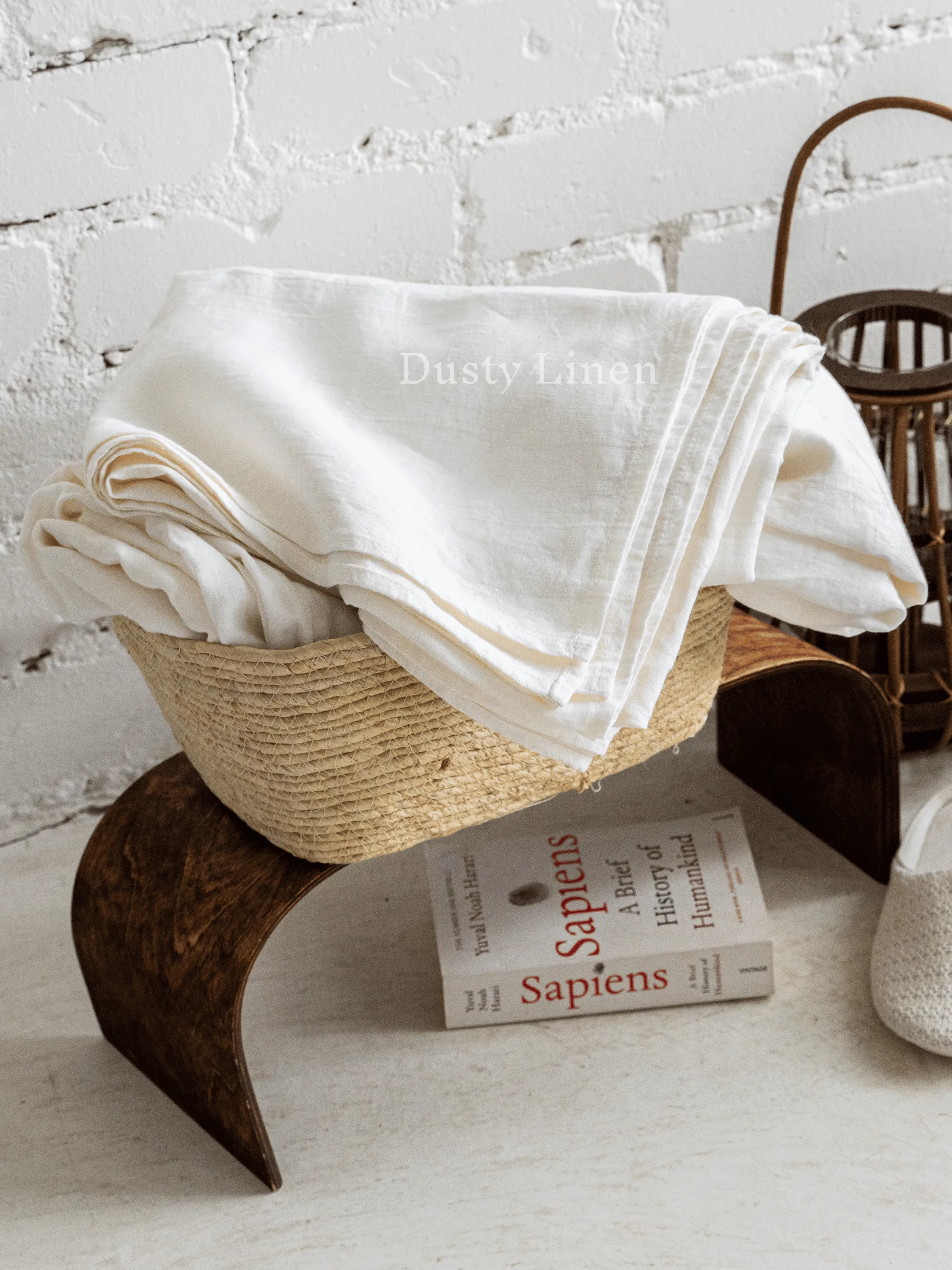 Linen flat sheet *No additional seams in the middle