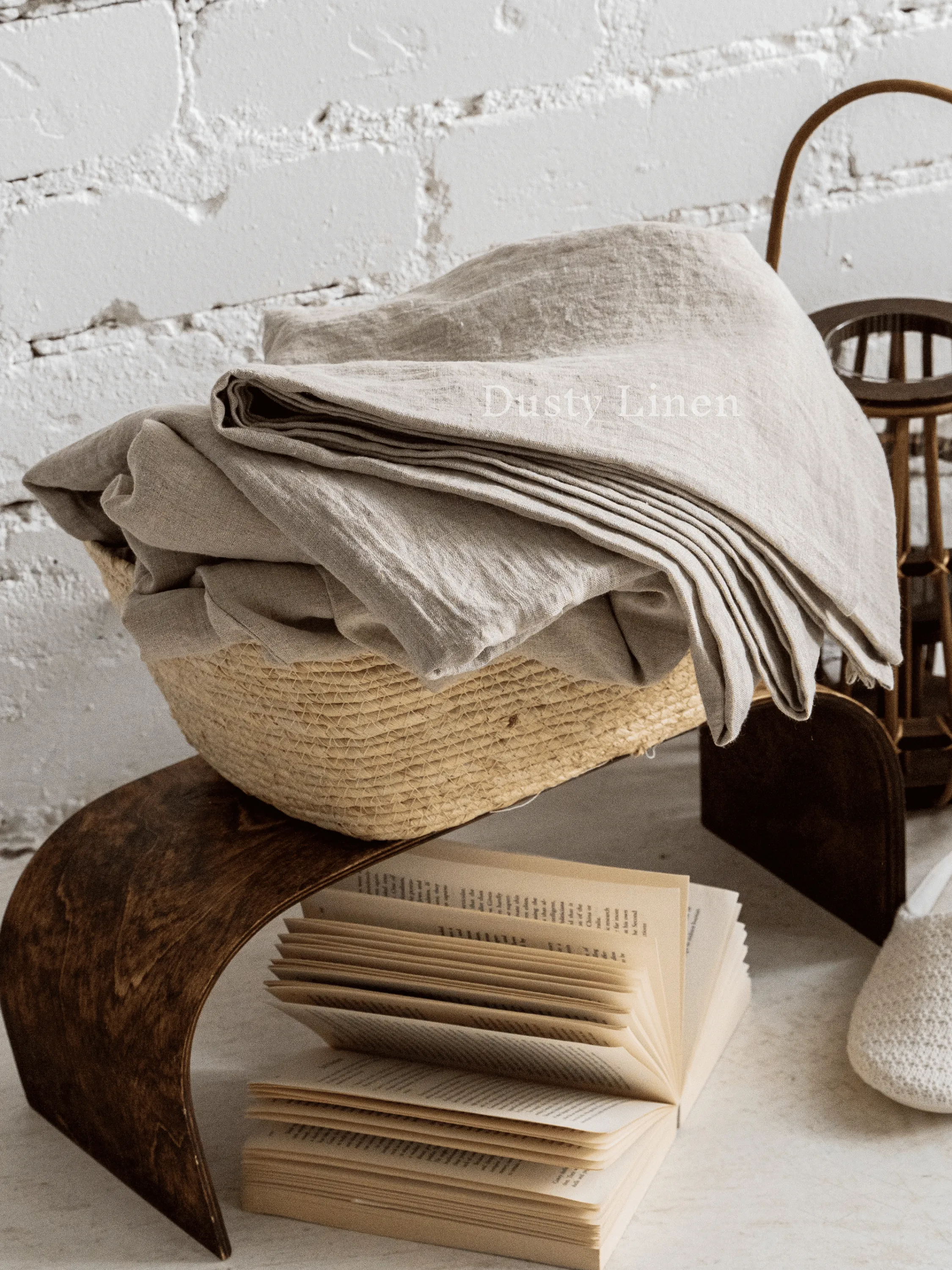 Linen flat sheet *No additional seams in the middle