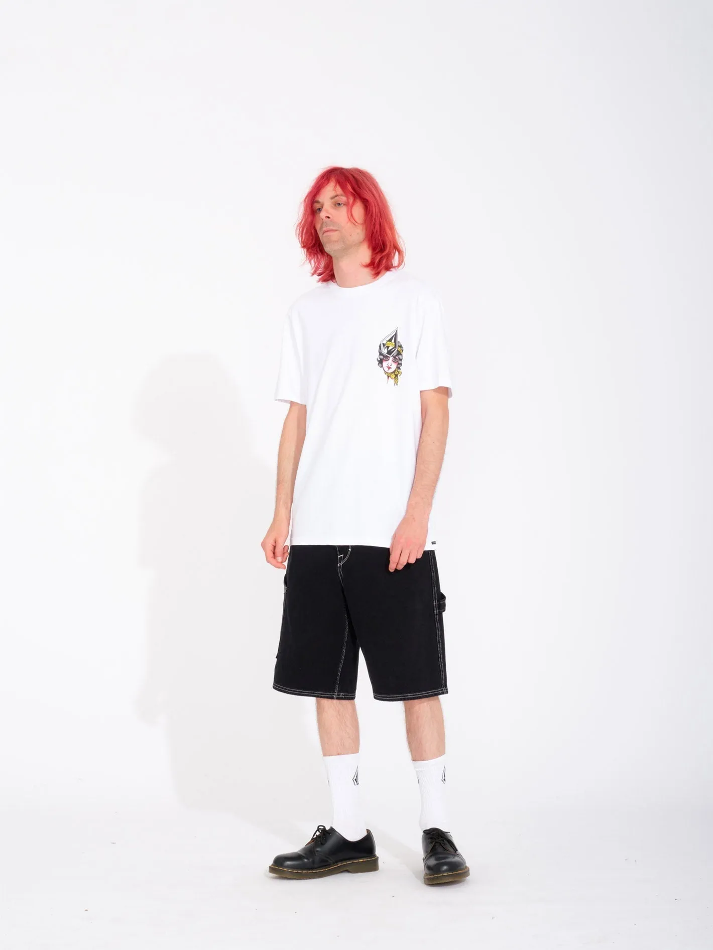Lintell Mirror T-shirt - WHITE
