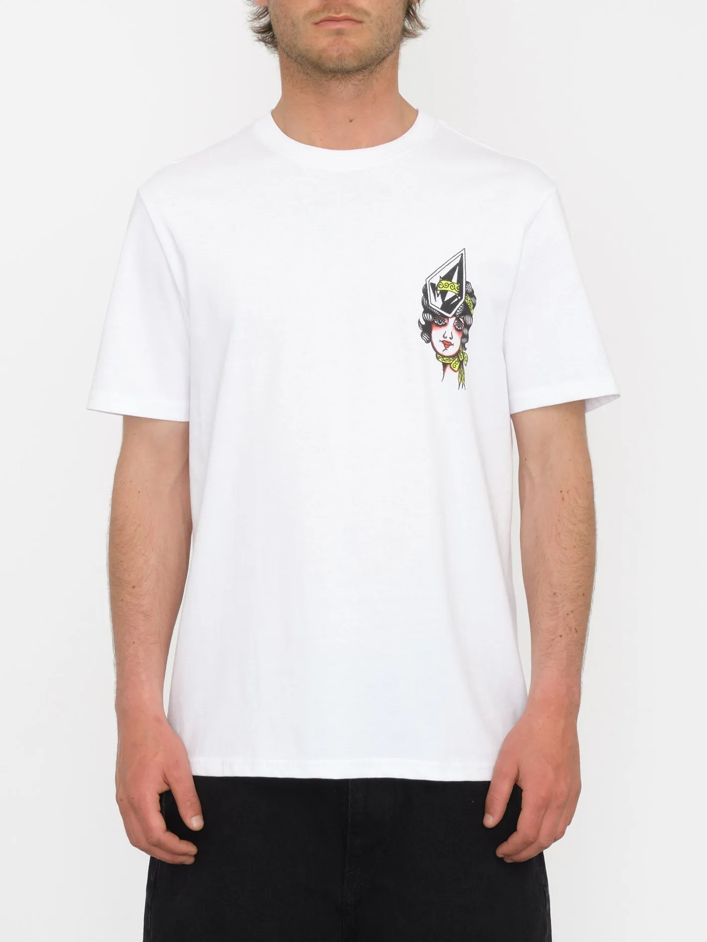 Lintell Mirror T-shirt - WHITE