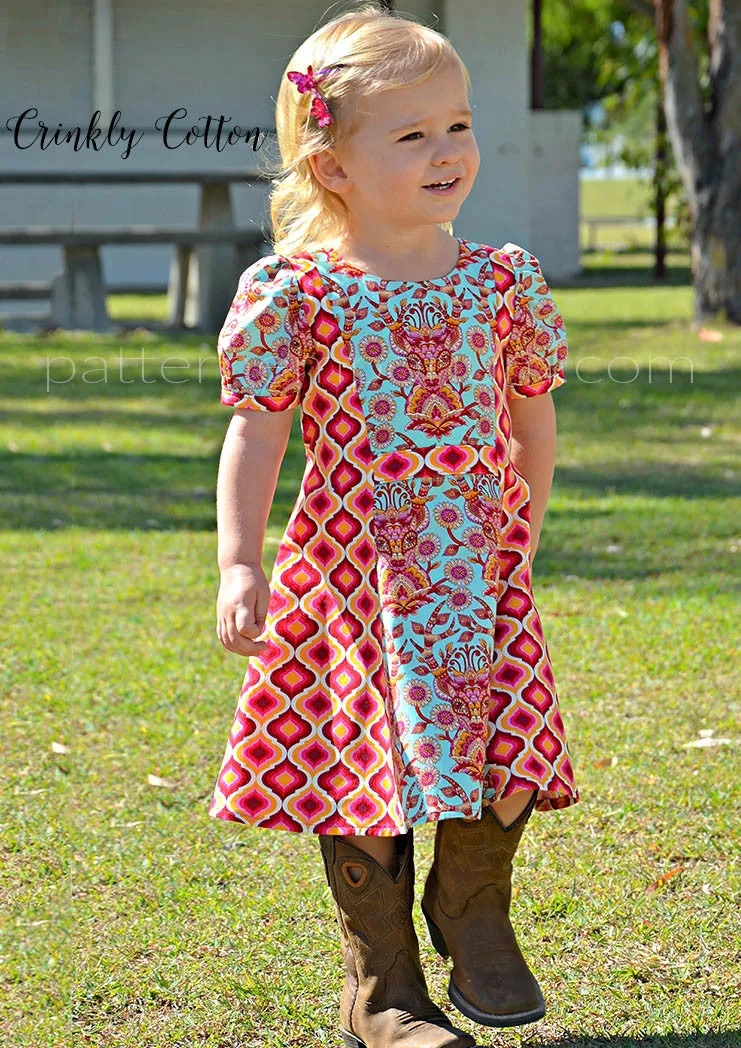 Little Miss Daydream Dress | Girls Sewing Pattern