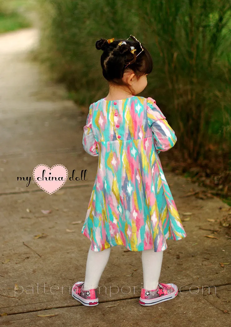 Little Miss Daydream Dress | Girls Sewing Pattern