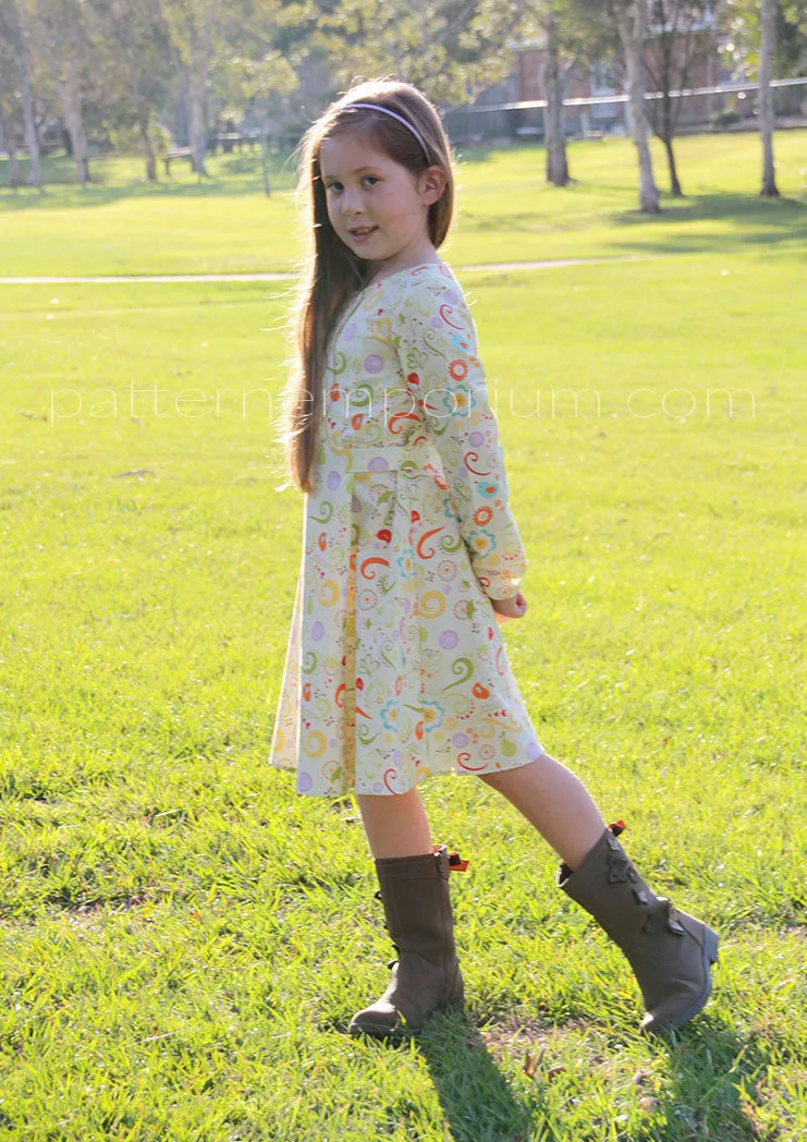 Little Miss Daydream Dress | Girls Sewing Pattern