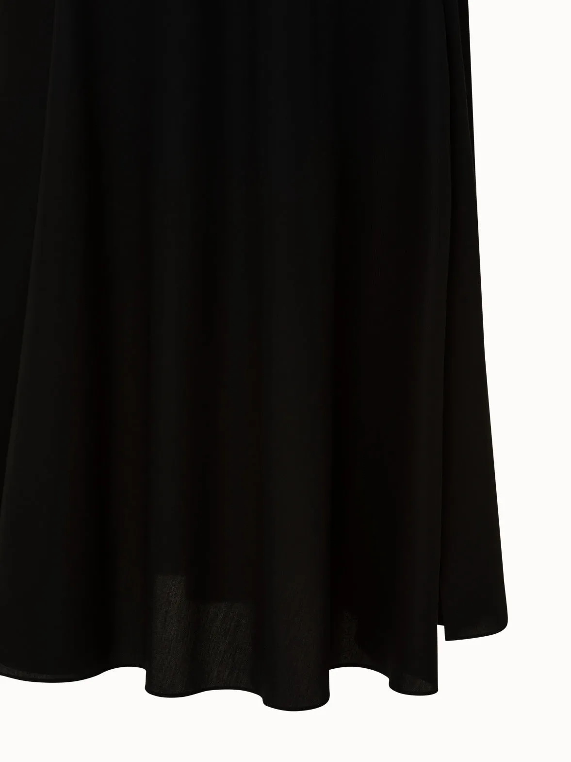 Long Cotton Dress with Leather Apron Bodice
