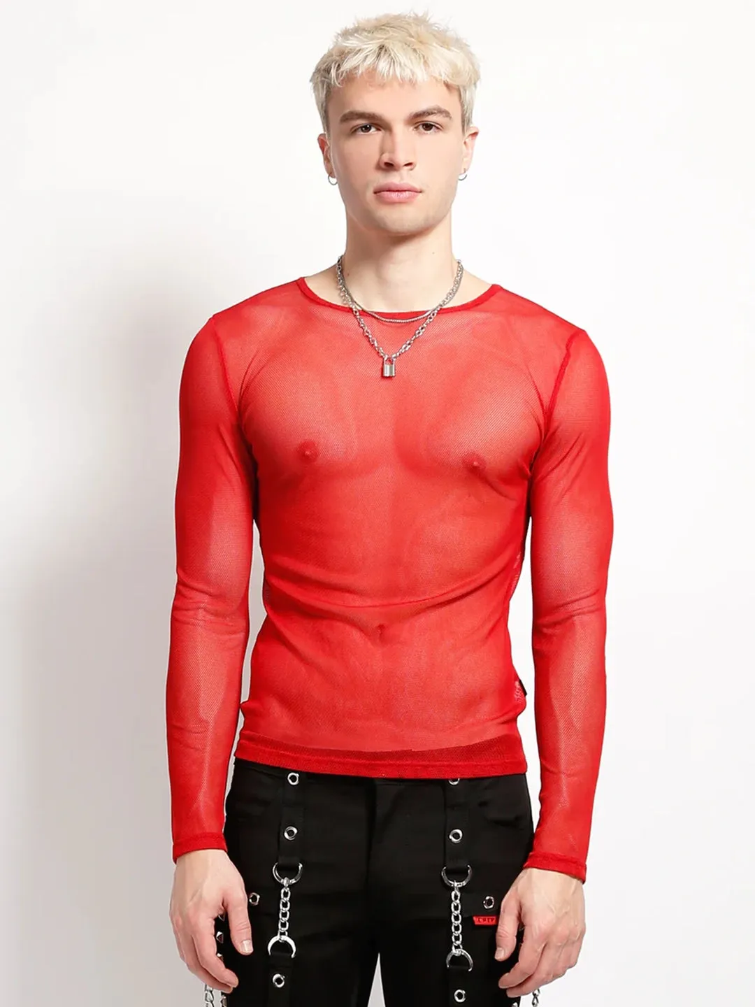 Long Sleeve Fishnet Top