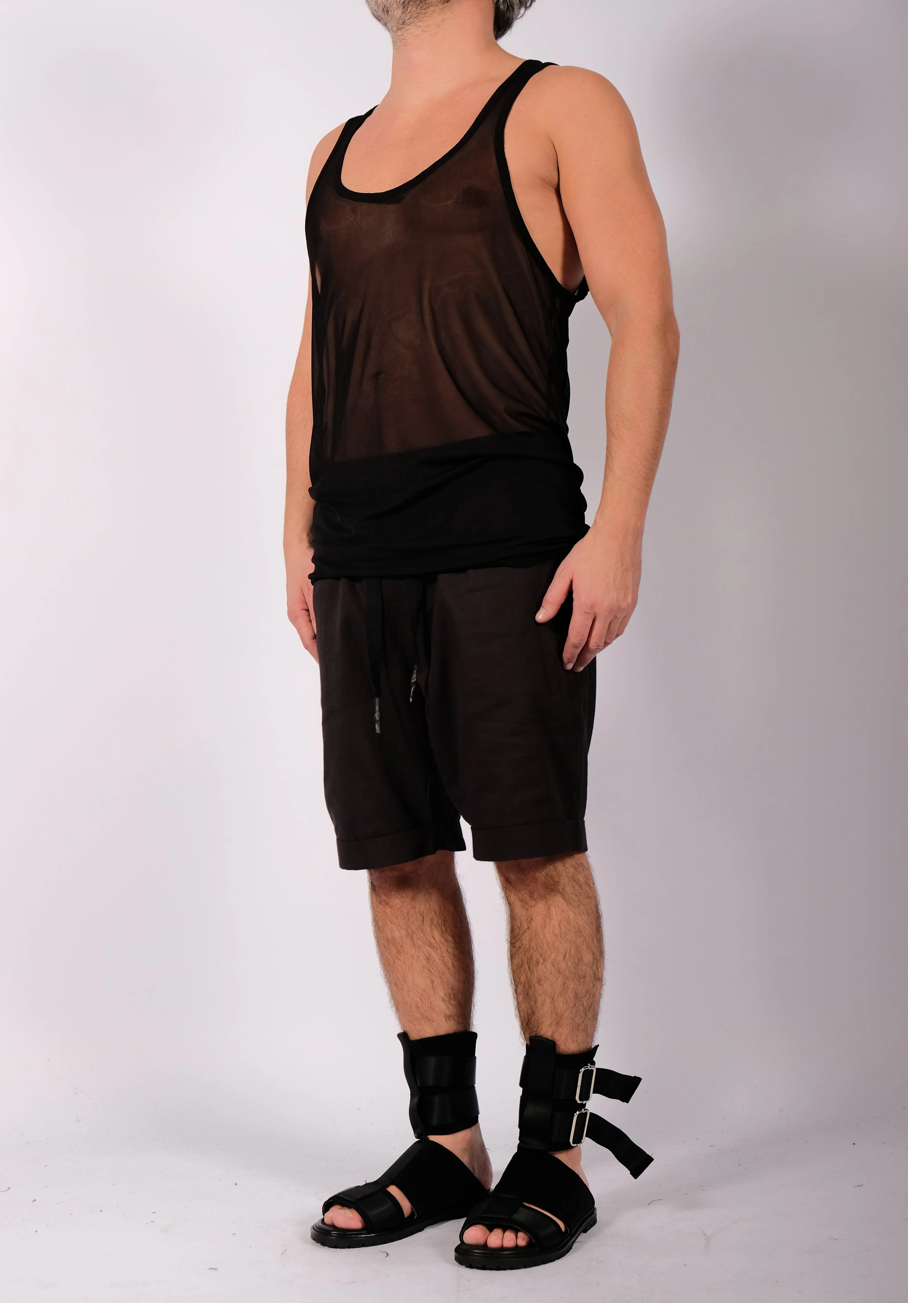 Loose Mesh Tank Top