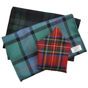 MacRae Dress Modern Tartan Pocket Square
