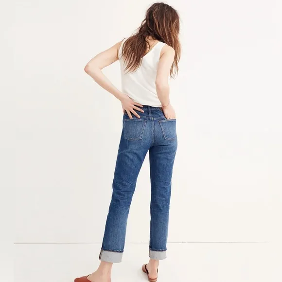Madewell The High-Rise Slim Boyjean Size 26