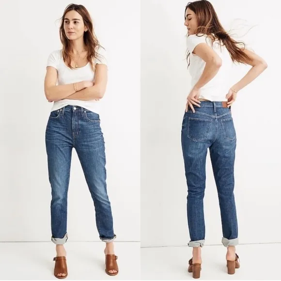Madewell The High-Rise Slim Boyjean Size 26