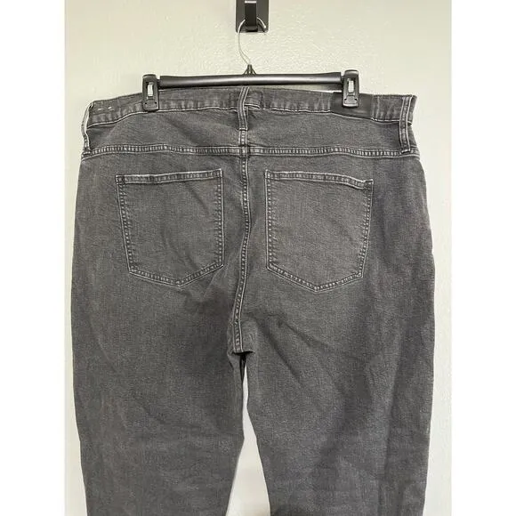 Madewell The Perfect Vintage Crop Jean in Gray Size 36 *Tall*