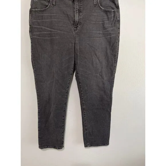 Madewell The Perfect Vintage Crop Jean in Gray Size 36 *Tall*