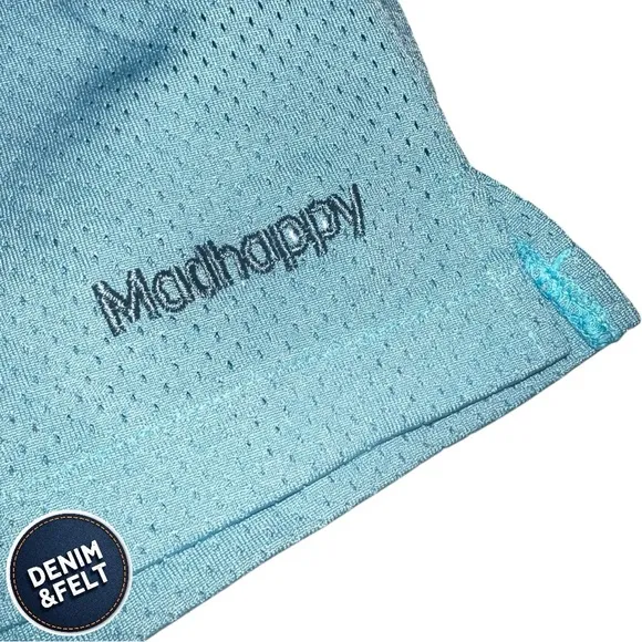 MadHappy Women’s SUMMER COLLECTION MESH Athletic SHORTS | Adriatic/Blue| NEW/NWT