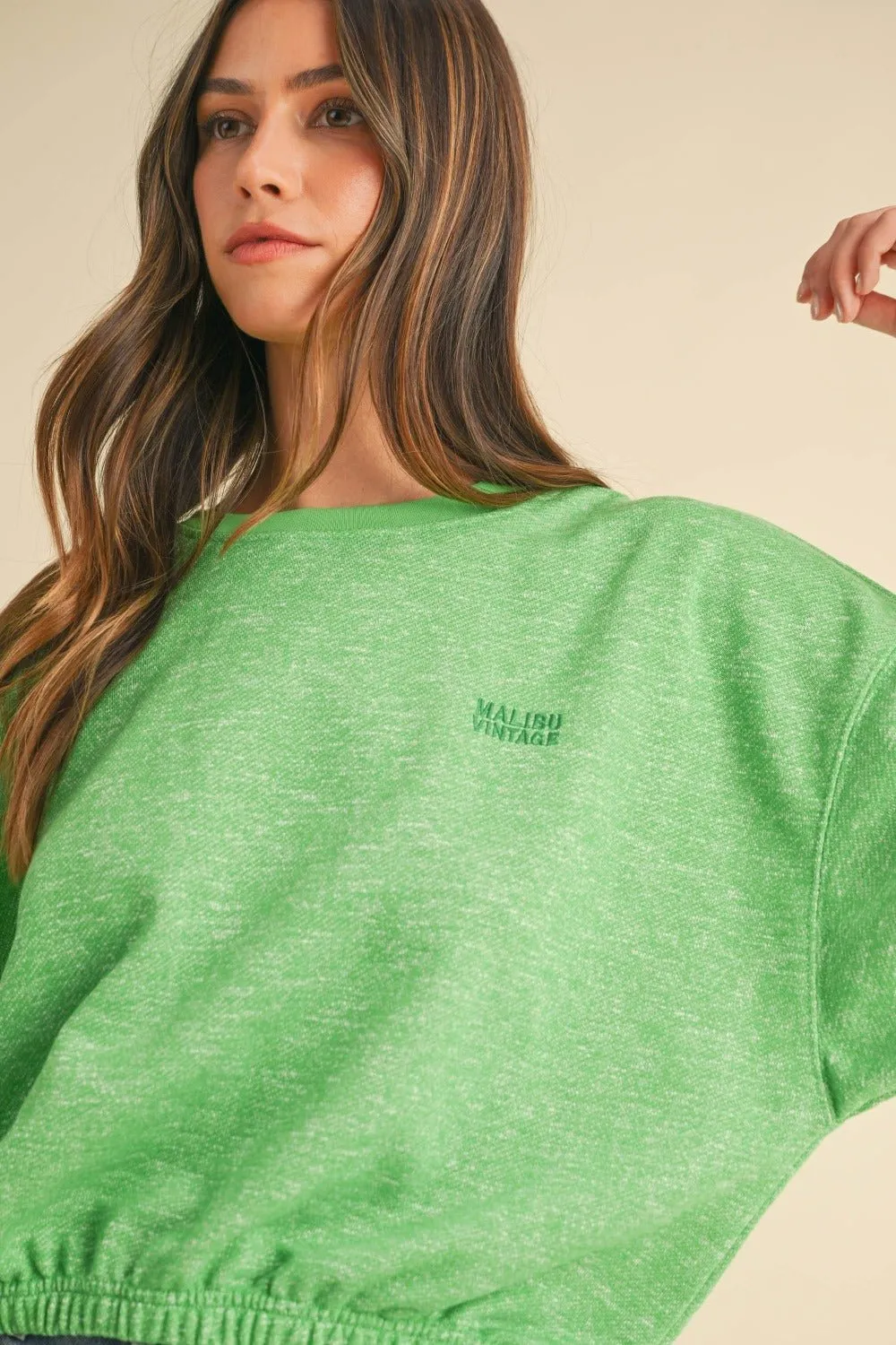 Malibu Vintage Sweatshirt - Green