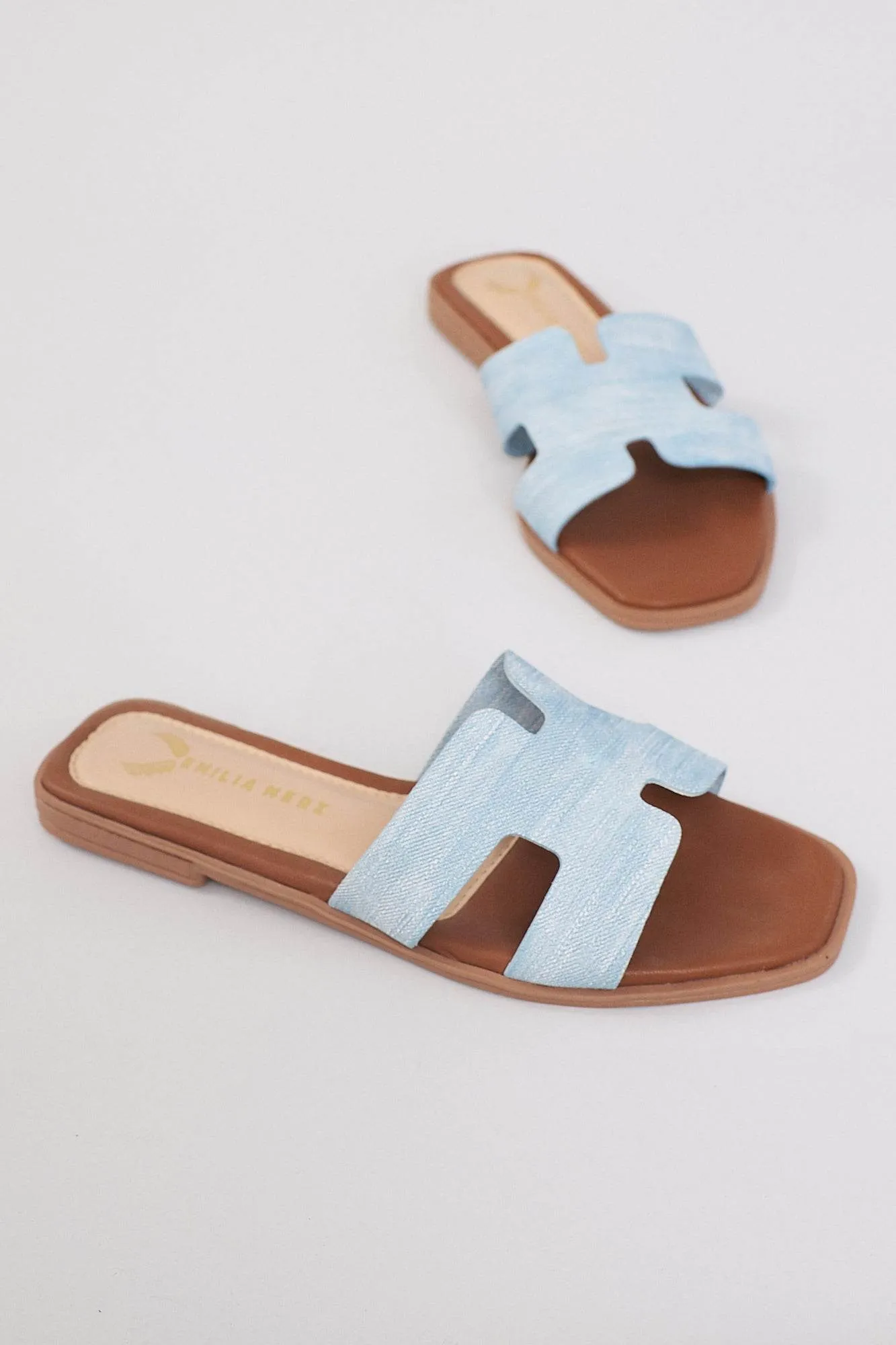 Mallorca H Flats - Denim