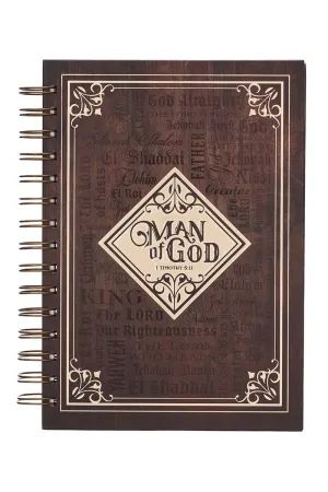 Man Of God Wirebound Journal