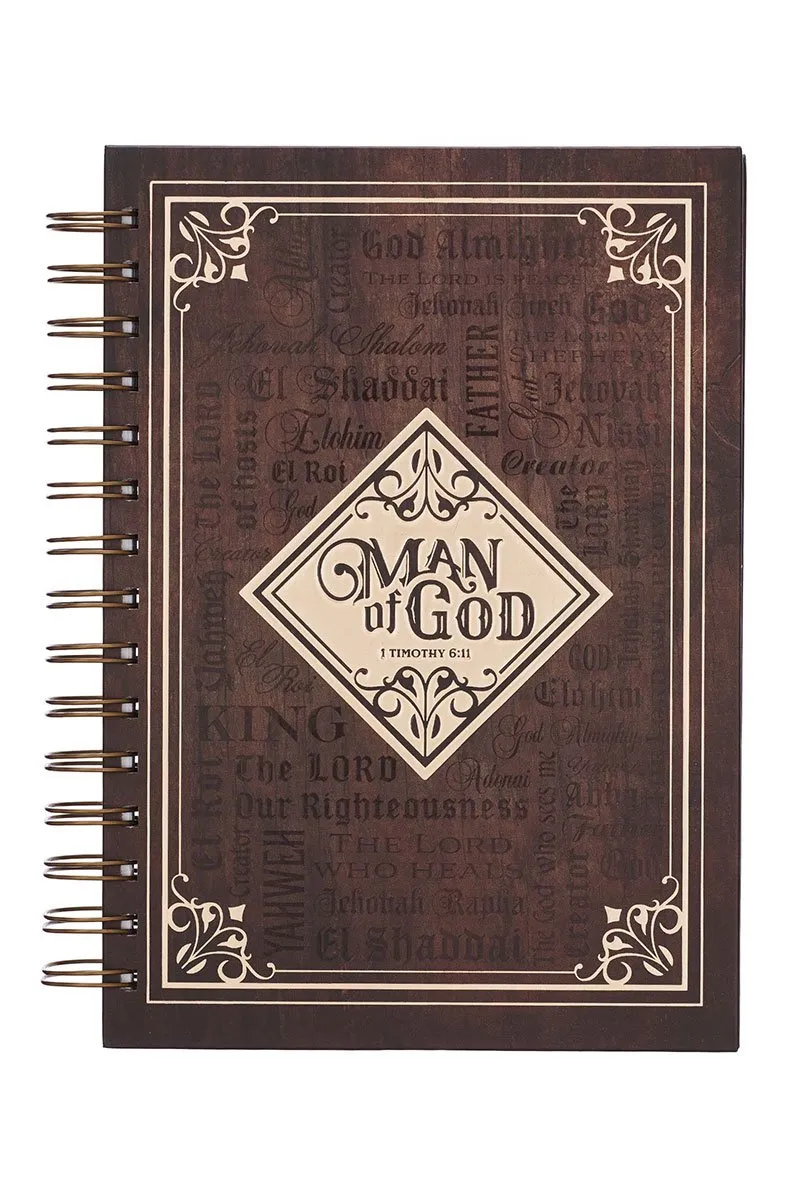 Man Of God Wirebound Journal