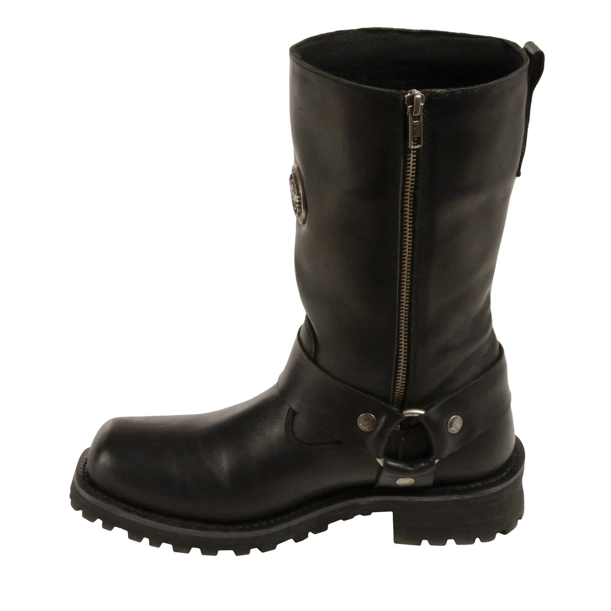 Men's 11 Inch Classic Harness Square Toe Boot-Wide