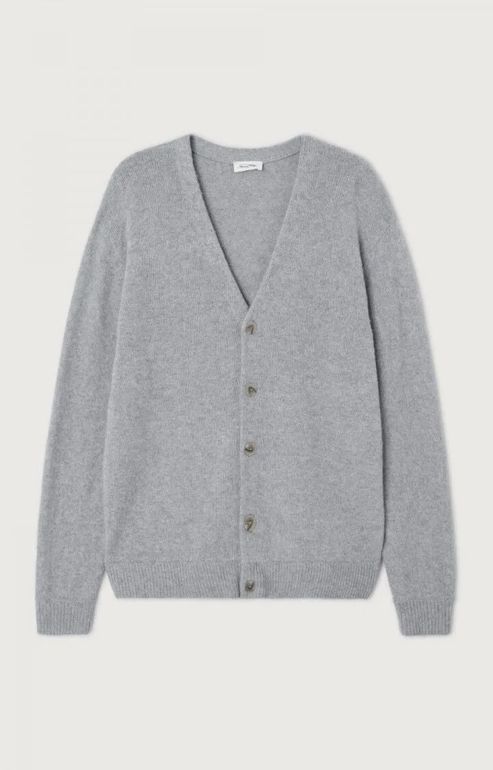 MEN'S CARDIGAN FALYDAY - GRIS CHINE
