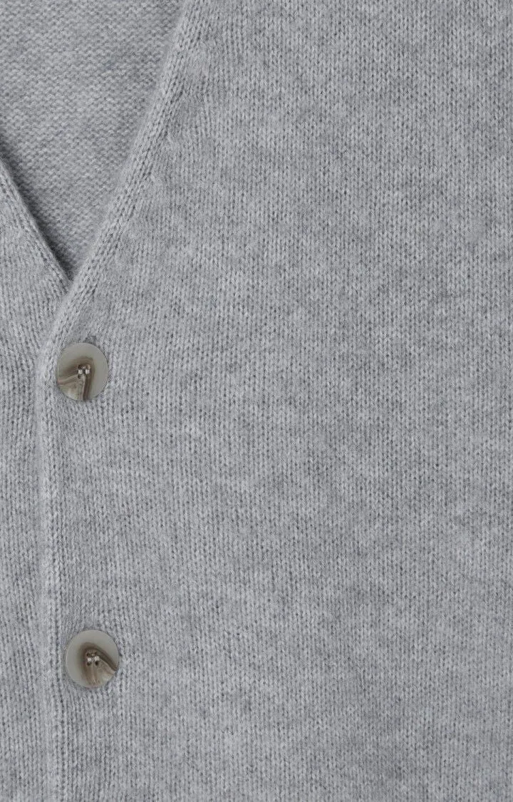 MEN'S CARDIGAN FALYDAY - GRIS CHINE