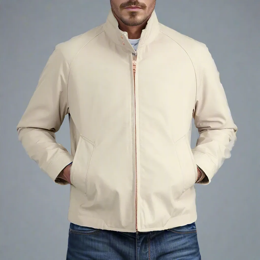 Men's Classic Lightweight Zipper Bomber Jacket | Casual Style, Durable Fabric, Comfortable Fit