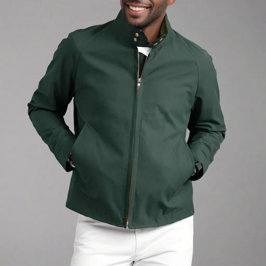 Men's Classic Lightweight Zipper Bomber Jacket | Casual Style, Durable Fabric, Comfortable Fit
