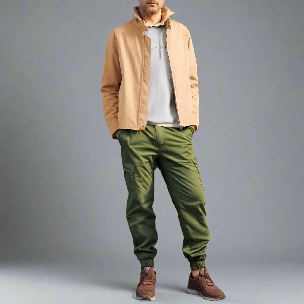 Men's Classic Lightweight Zipper Bomber Jacket | Casual Style, Durable Fabric, Comfortable Fit