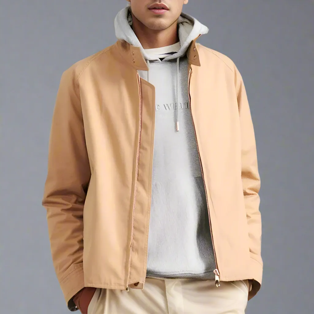 Men's Classic Lightweight Zipper Bomber Jacket | Casual Style, Durable Fabric, Comfortable Fit