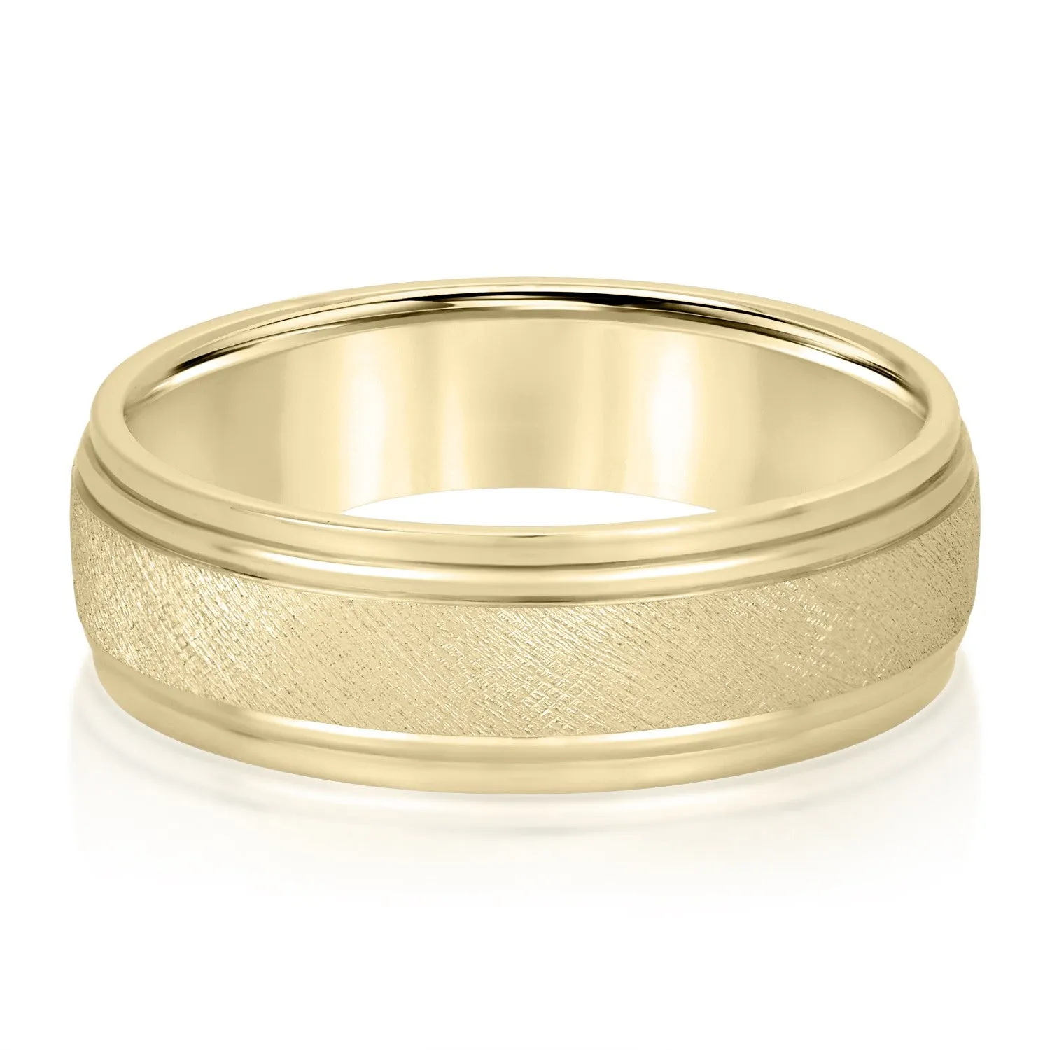 Men's Classic Step Edged Band