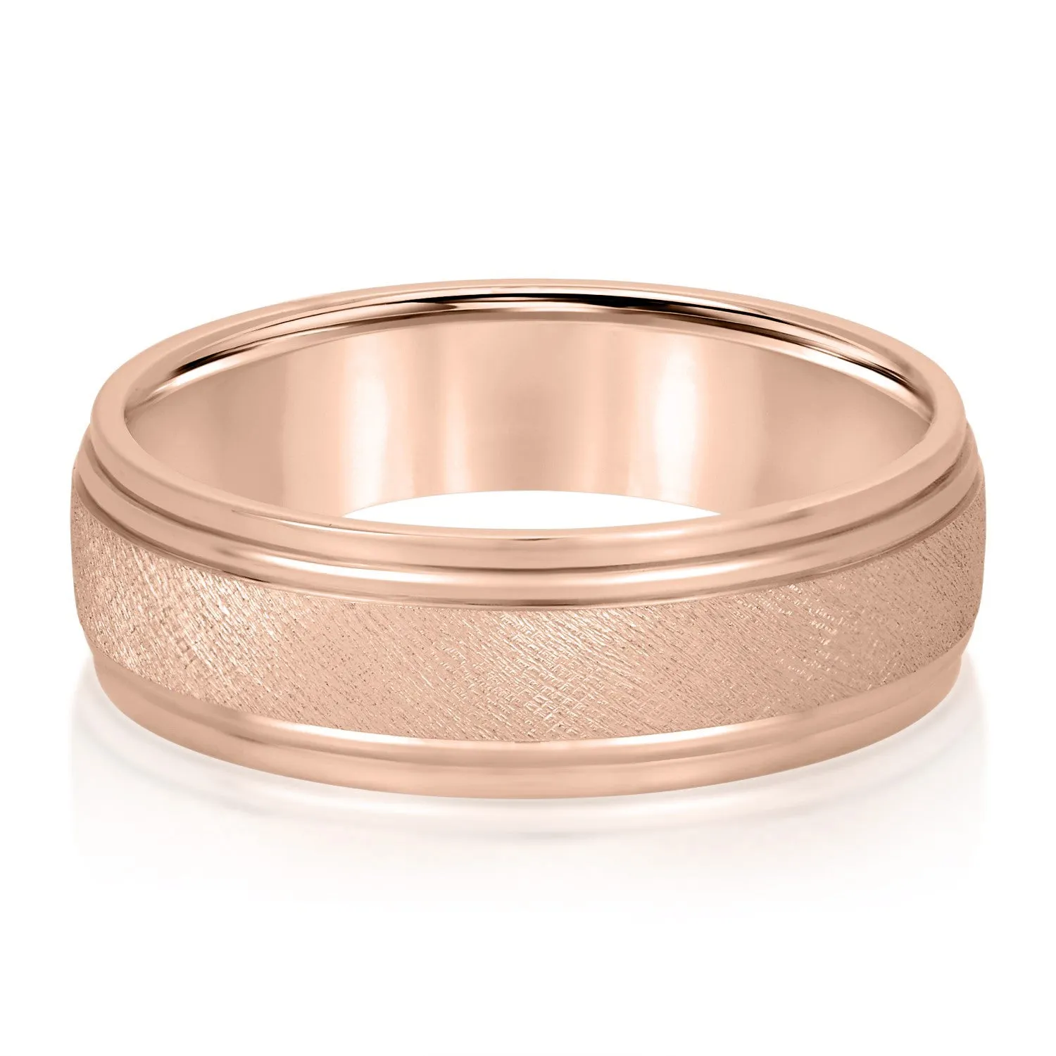Men's Classic Step Edged Band