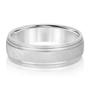 Men's Classic Step Edged Band