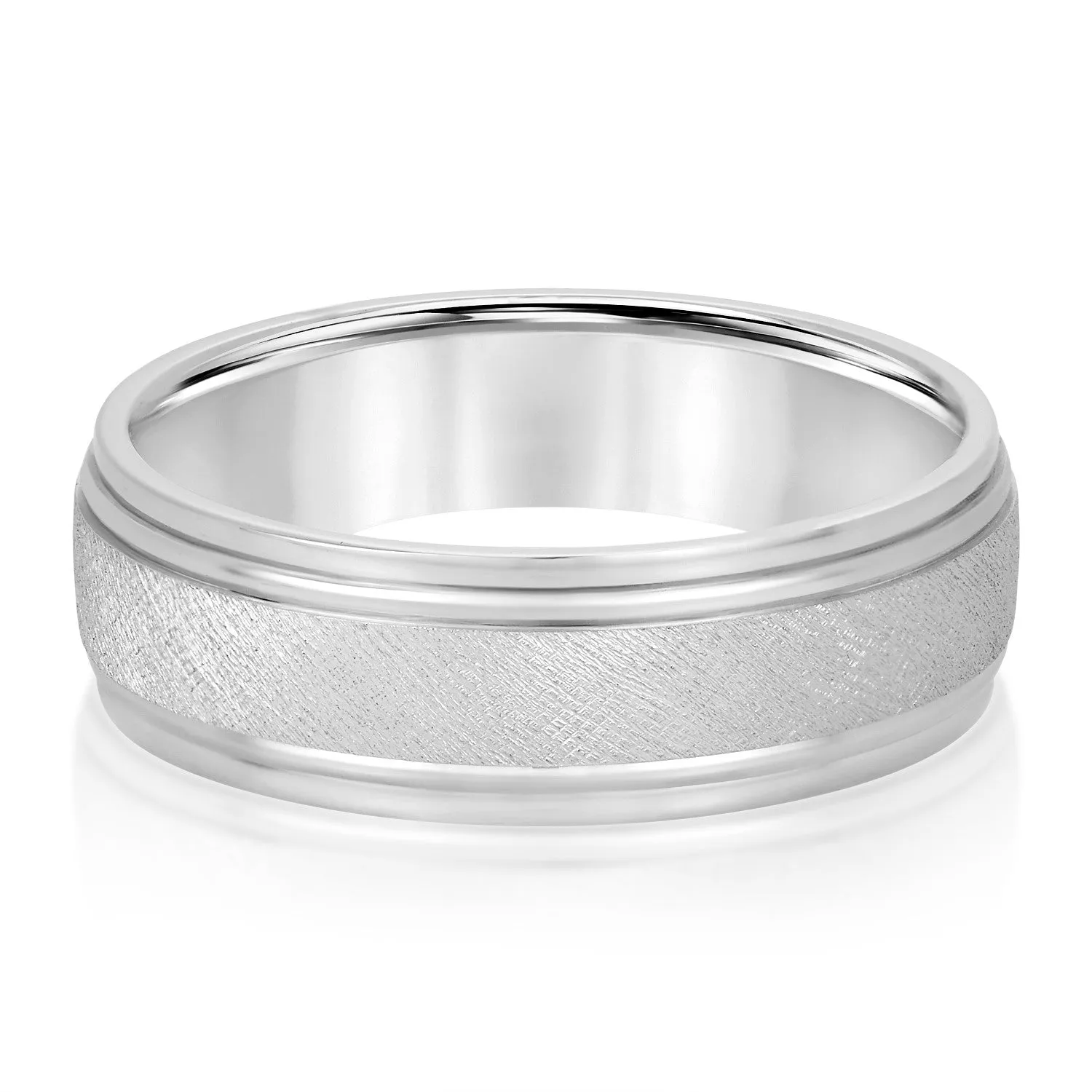 Men's Classic Step Edged Band