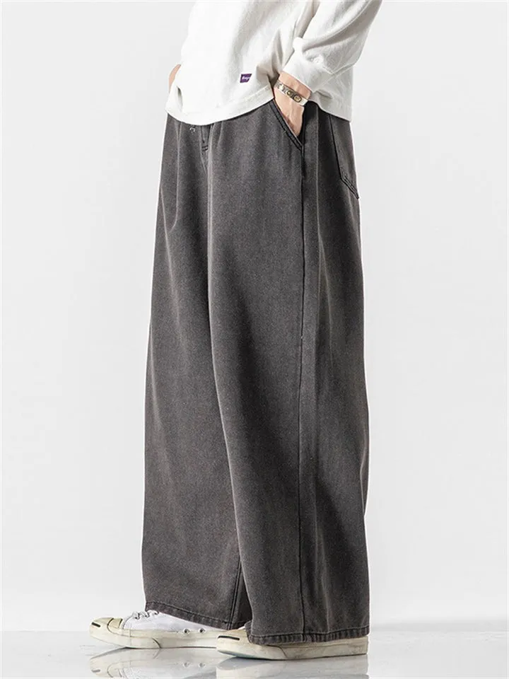 Men's Classic Trend Straight-Leg Denim Pants
