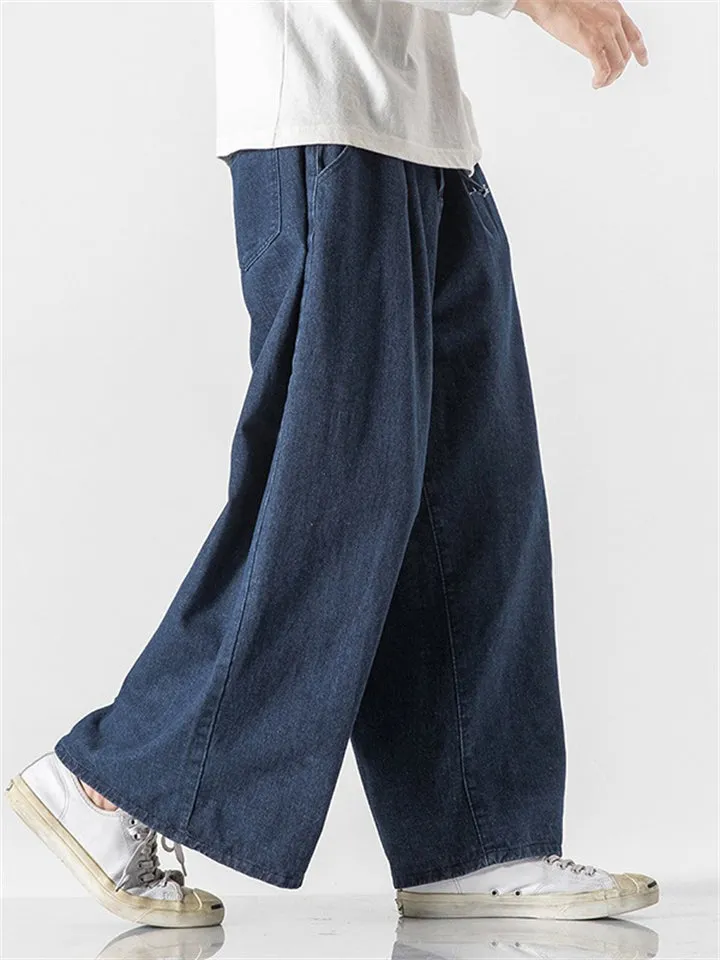 Men's Classic Trend Straight-Leg Denim Pants