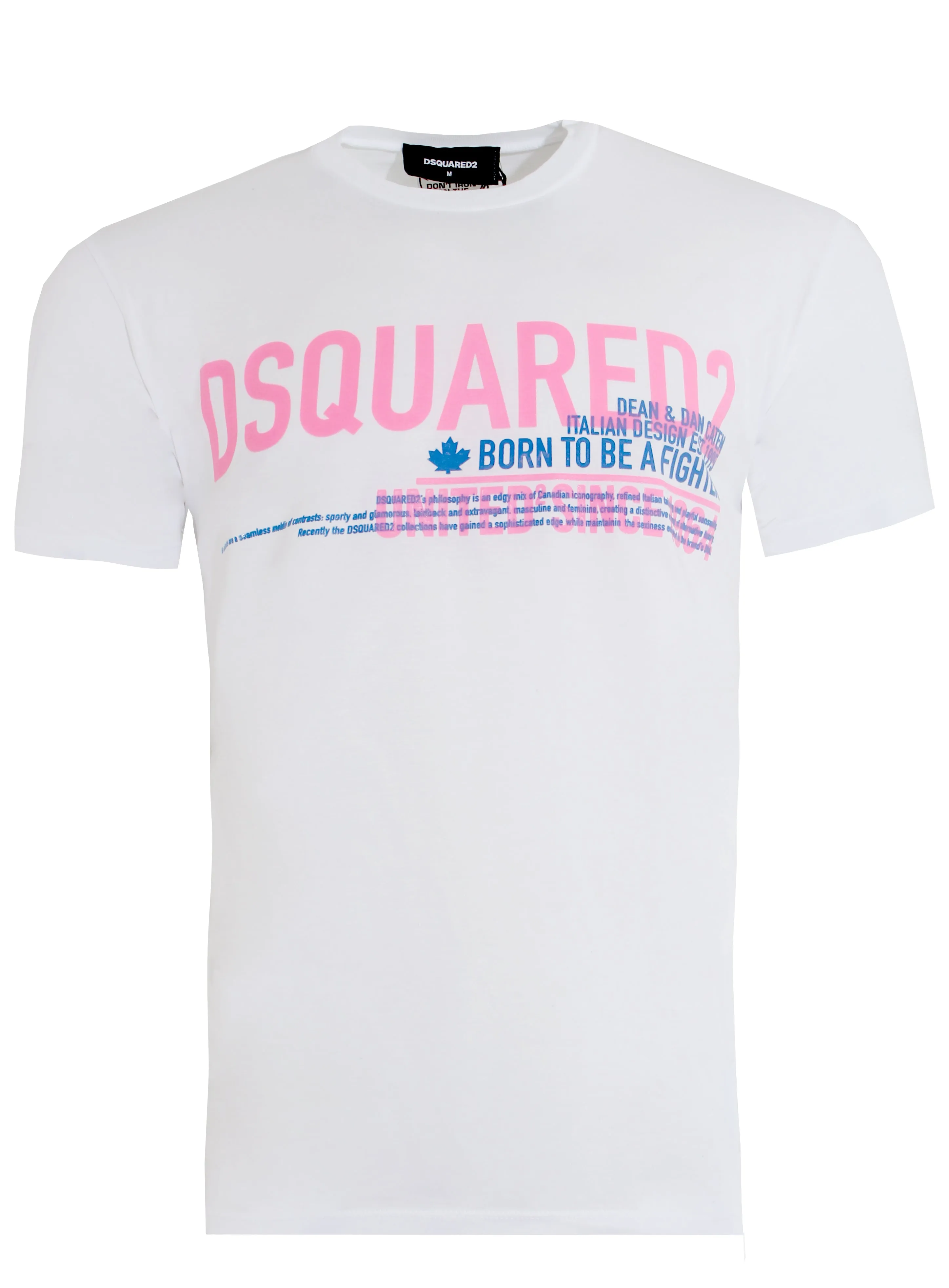 Men's Dsquared2 Born to be a Fighter Tee Shirt