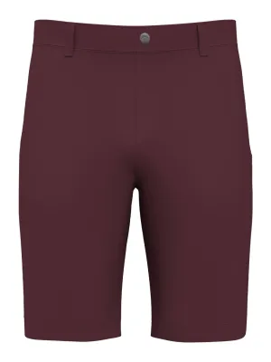 Mens Flat Front Solid Golf Short