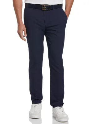 Men's Flat Front Solid Golf Trousers